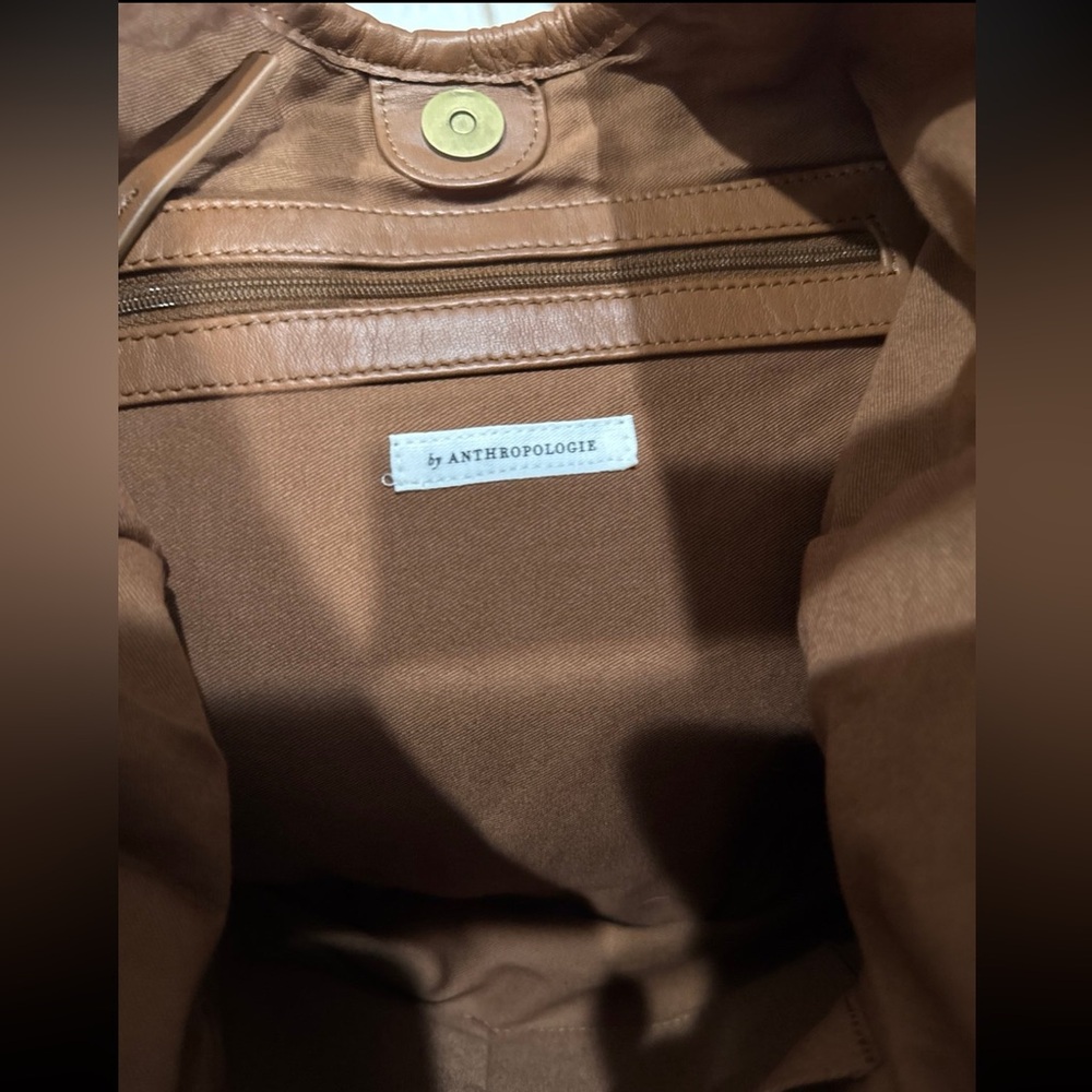 Anthropologie Brown Woven Tote Bag - Picture 4 of 10